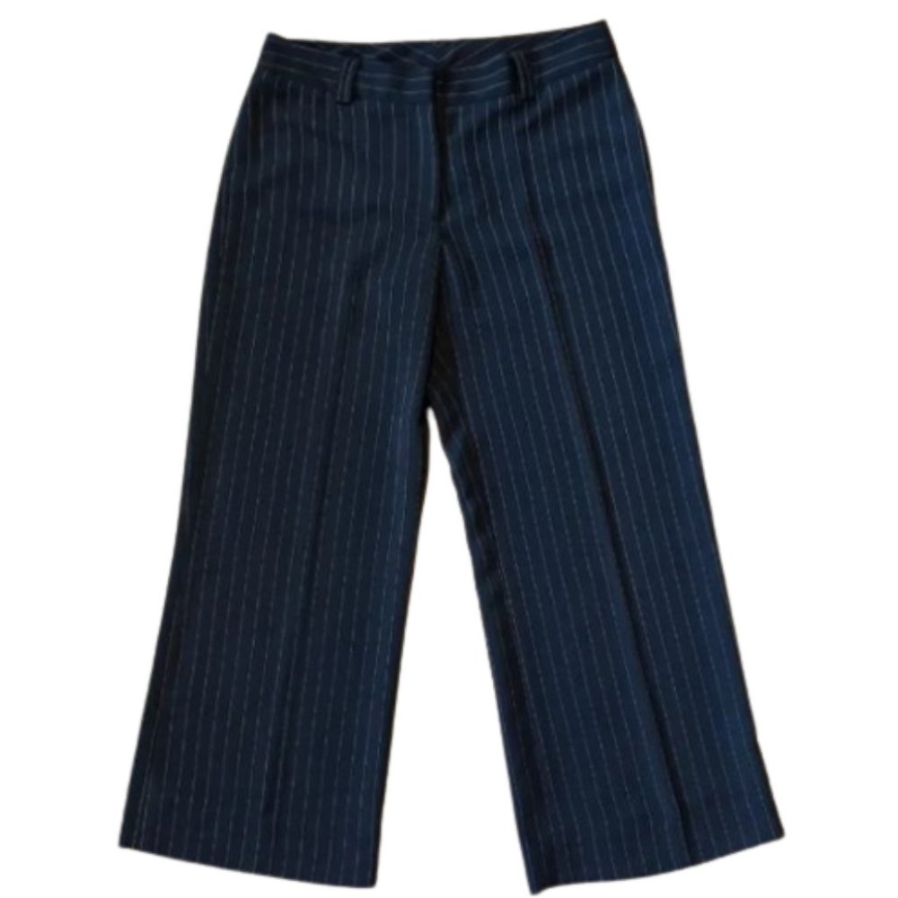 Simply Manakin Petite Navy Pinstripe Dress Pant- Sz.  10P